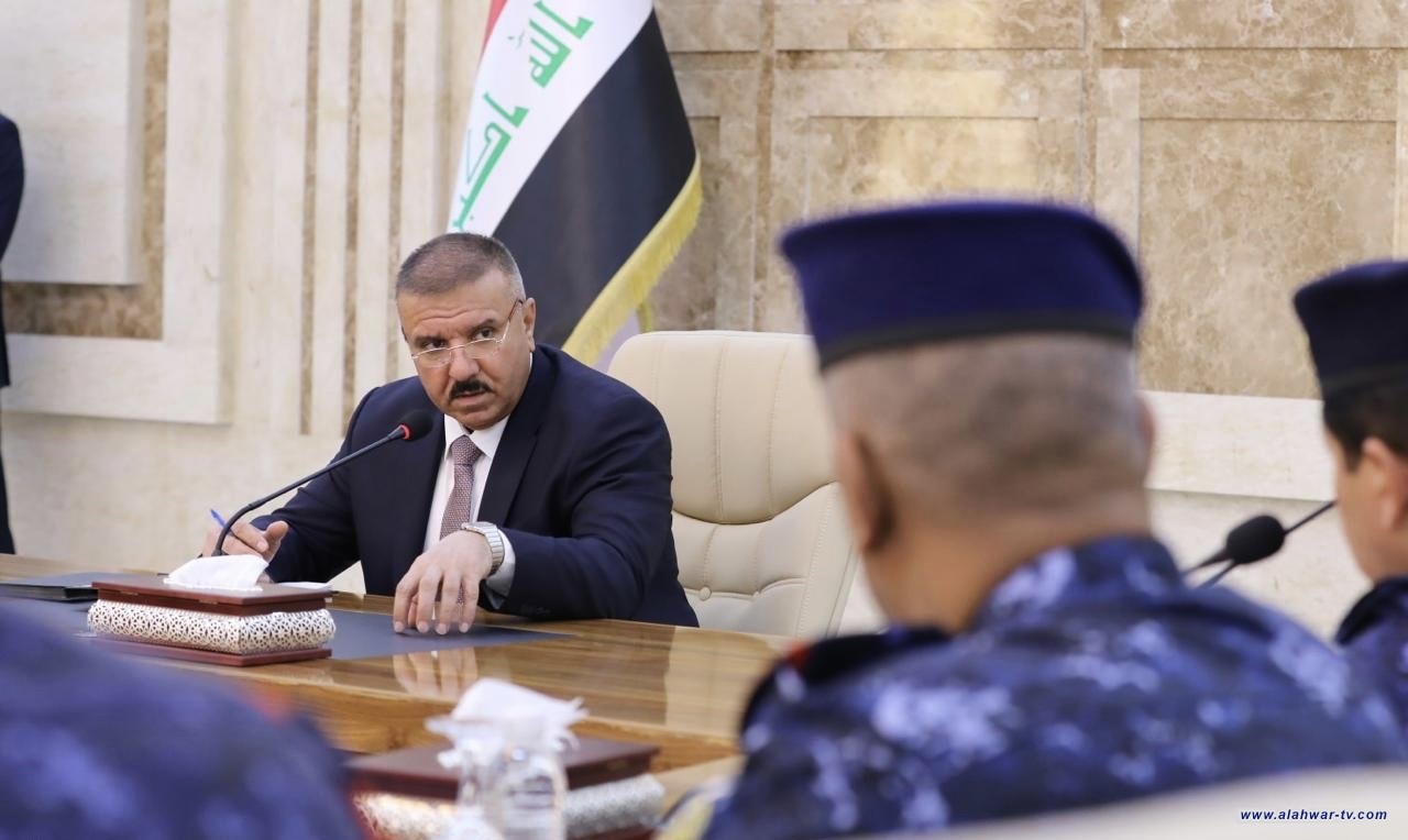 وزير الداخلية يصدر توجيهات لقائد منطقة سامراء الجديد