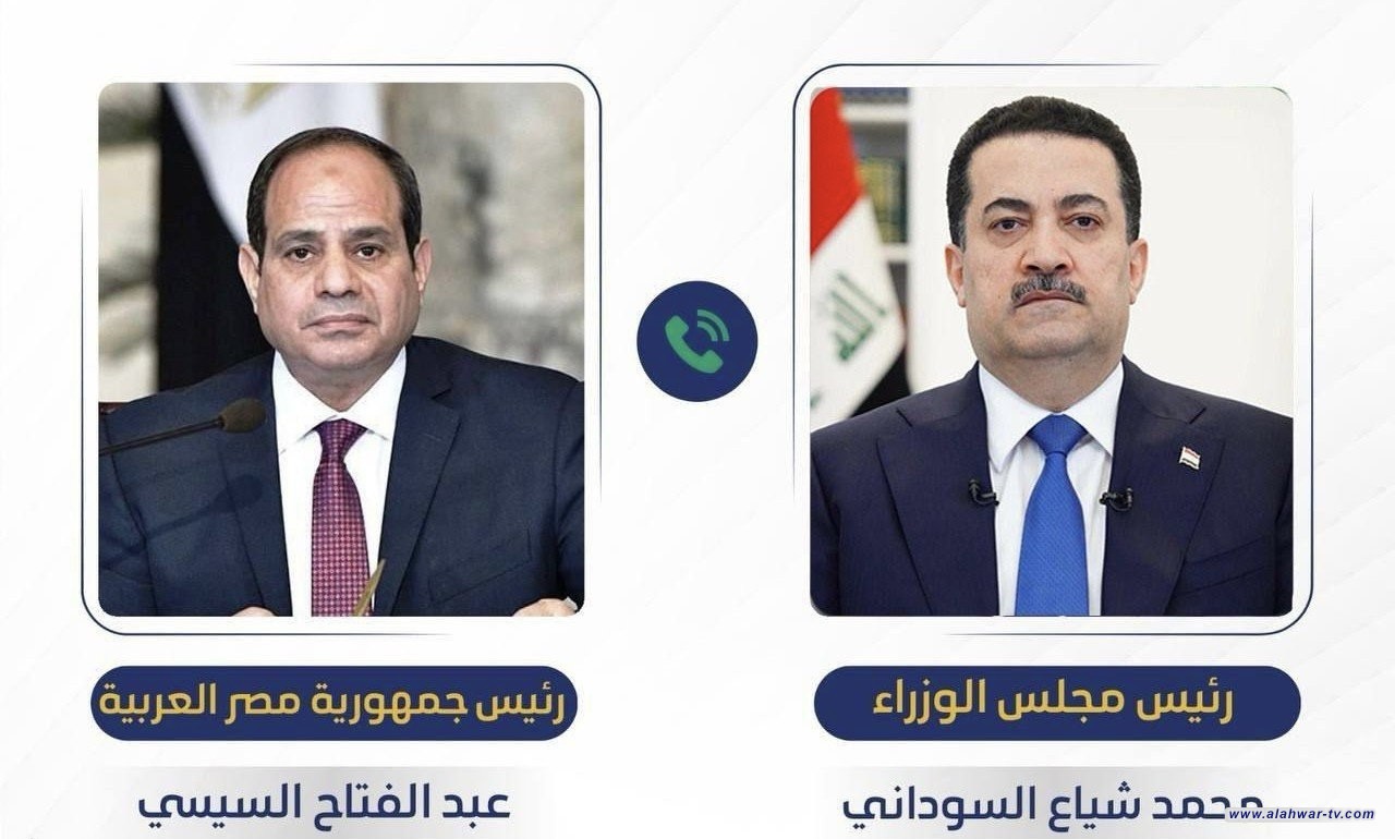 رئيس الوزراء والرئيس المصري يؤكدان ضرورة تفعيل آليات العمل المشتركة لمواجهة التحديات