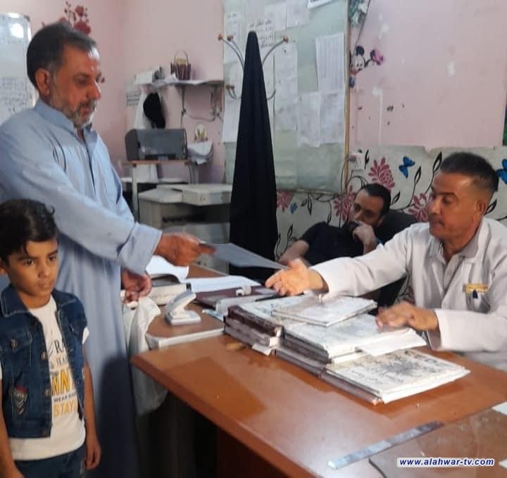 مواصلة فحص التلاميذ الجدد في قطاع الناصرية الأول