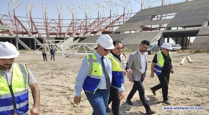 إيذاناً لعودة العمل.. وزارة الشباب تزور ملعب الناصرية الأولمبي