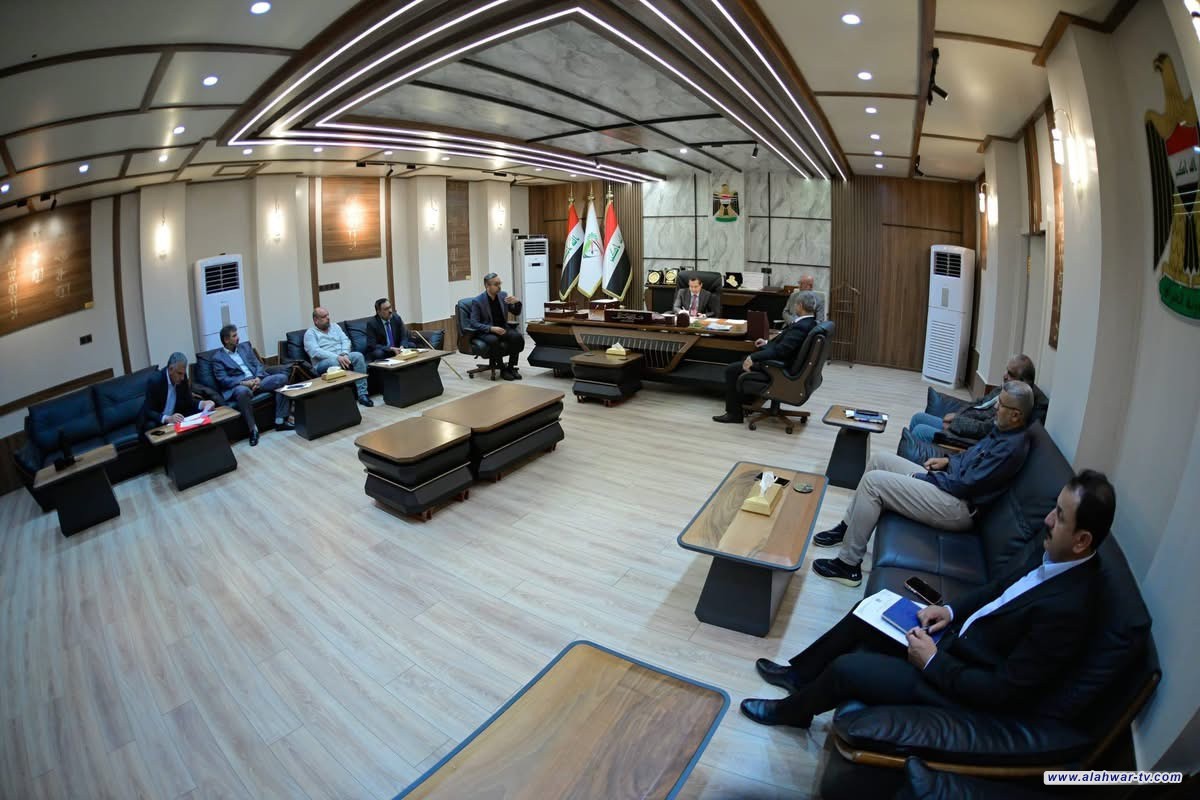 هيثم الحمداني يترأس اجتماعاً موسعاً لمعالجة شح المياه في أقضية ذي قار