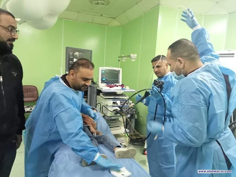 انقاذ حياة طفل بعمر ٦سنوات ابتلع بطارية في ساعات متأخرة من الليل