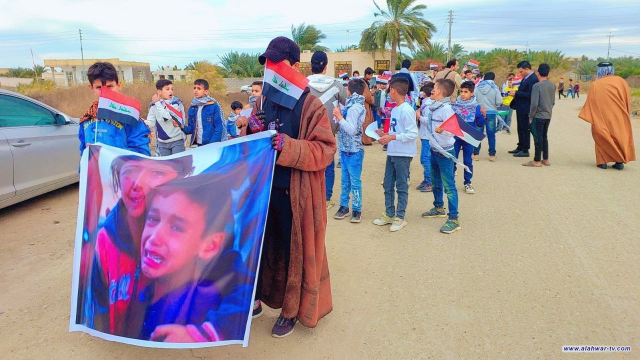 قرية جنوب ذي قار يستنكر استهداف الاطفال في غزة