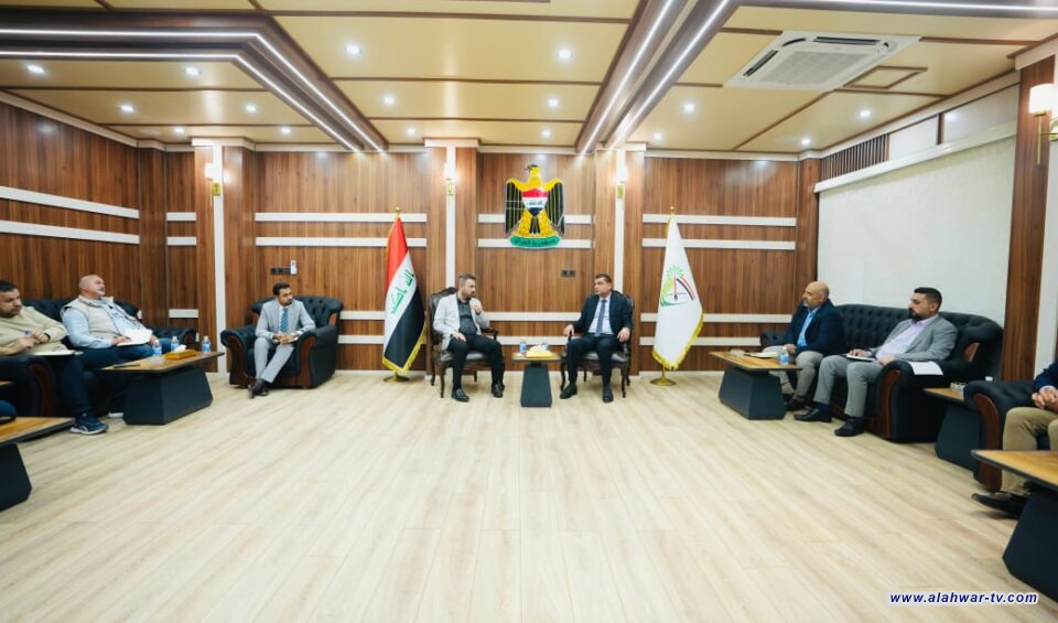 محافظ ذي قار يبحث مع مدير عام المجاري مشاريع البنية التحتية وأولوية التنفيذ