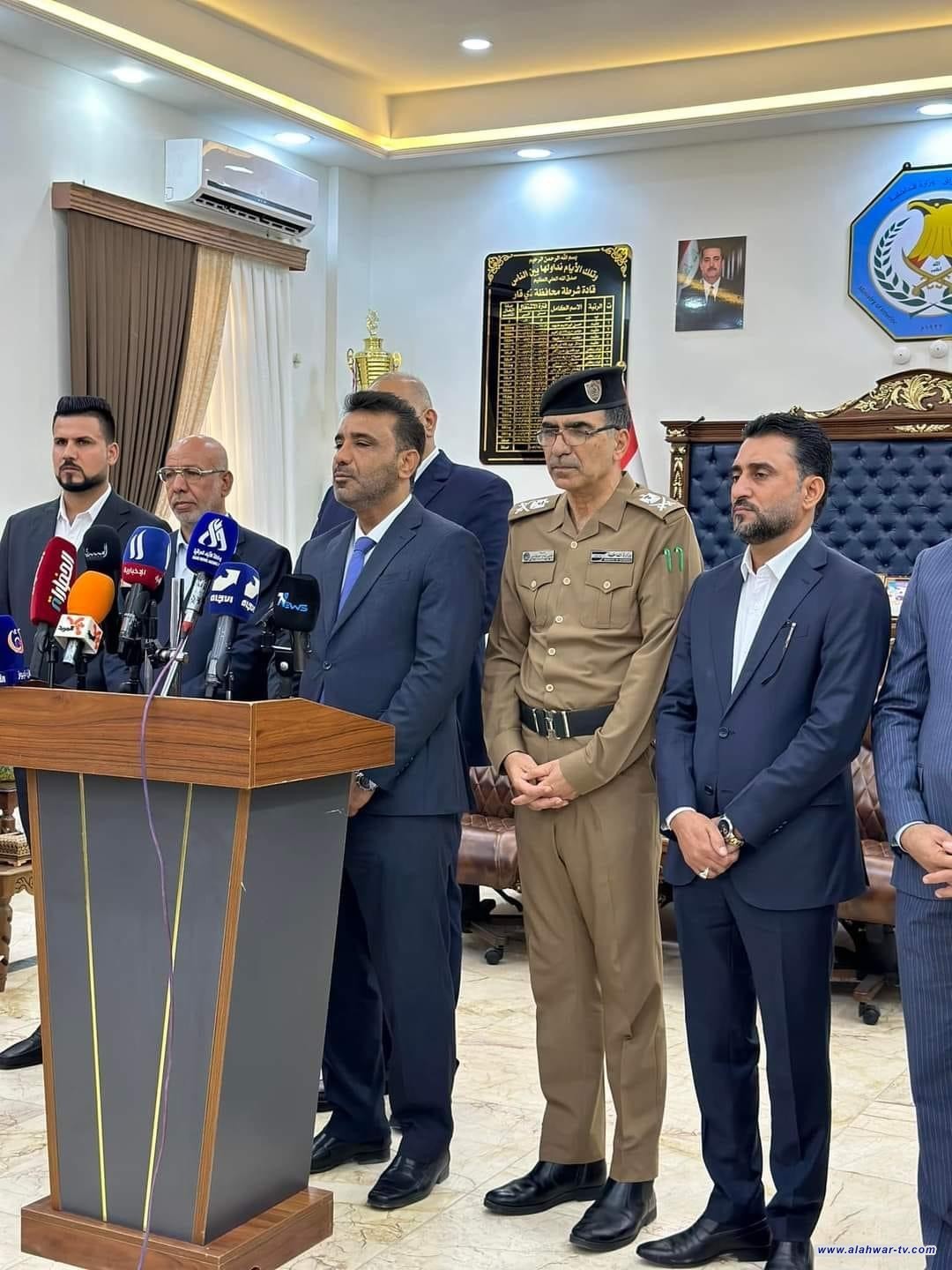 اجتماع مشترك لوفد وزارة الكهرباء في ذي قار لمناقشة واقع التجهيز