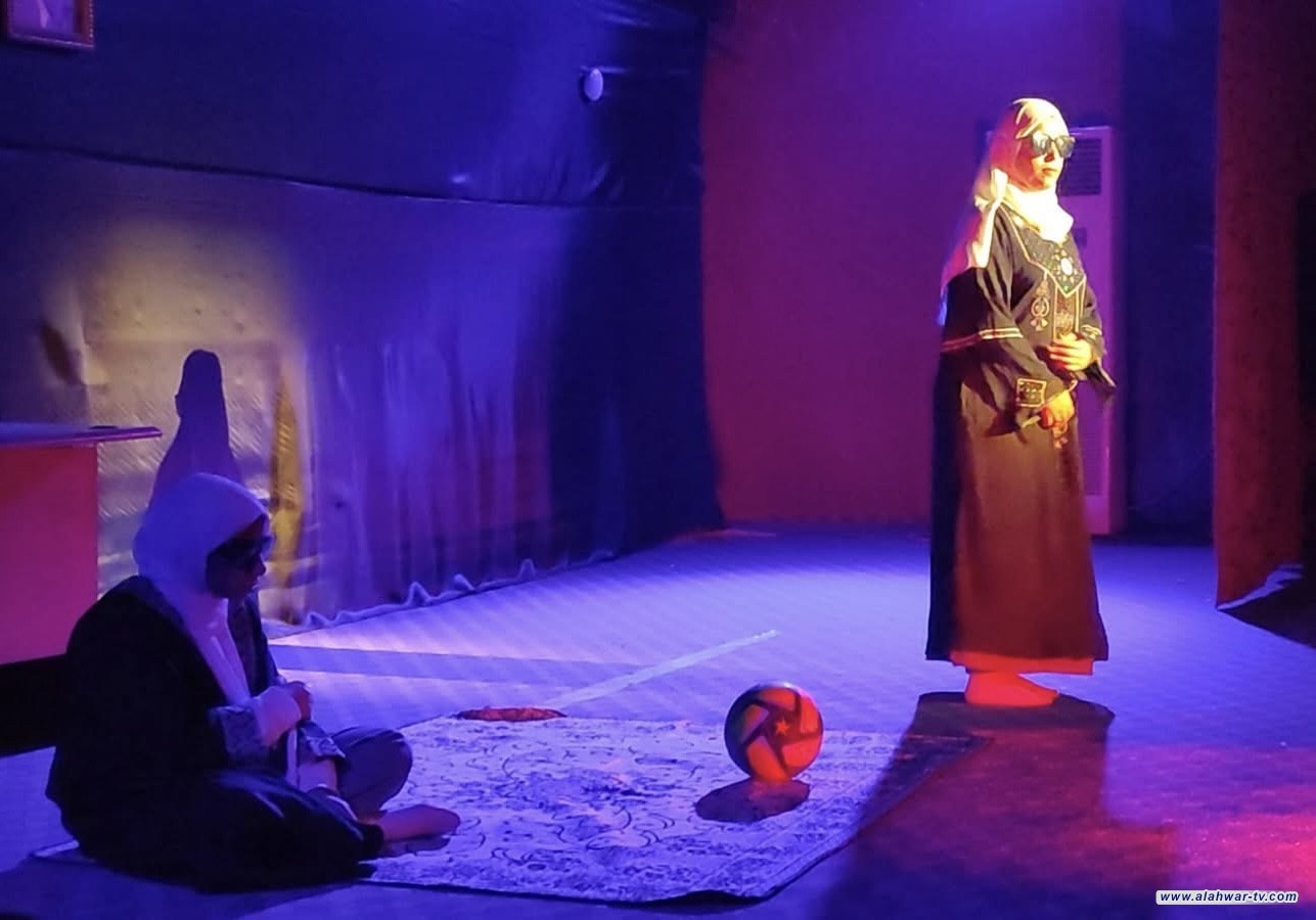 الظلام يتكلم . عرض مسرحي للمكفوفين في ذي قار