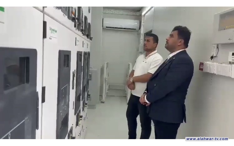 قائممقام سوق الشيوخ يتفقد محطة السلام الكهربائية