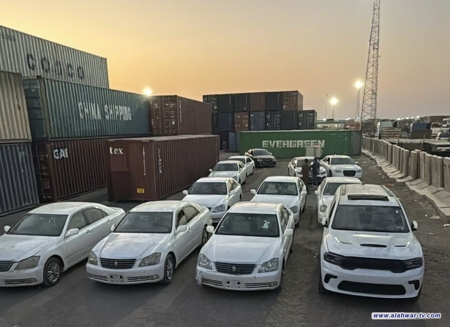 21 عجلة دون الموديل المسموح في منفذ ميناء أم قصر الشمالي