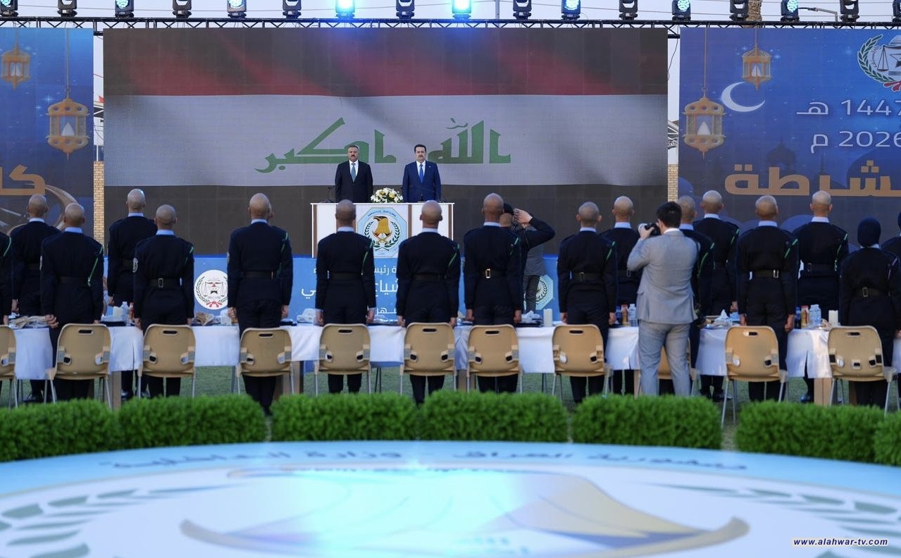 القائد العام يشارك ضباط وطلبة كلية الشرطة ببغداد مائدة إفطار شهر رمضان المبارك