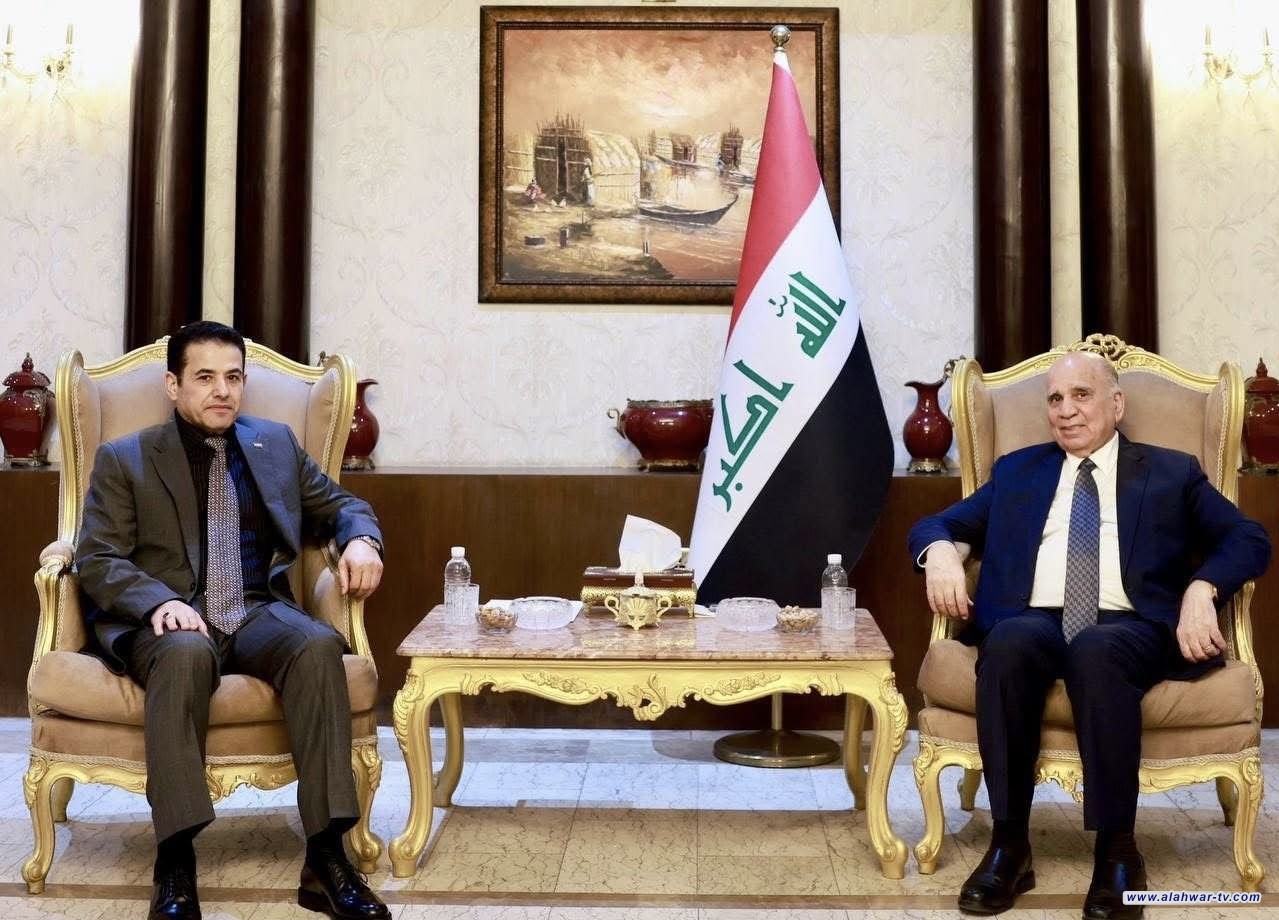الأعرجي وحسين يؤكدان أهمية دور الدبلوماسية العراقية في خفض التصعيد بالمنطقة
