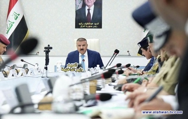 وزير الداخلية يعقد اجتماعاً موسعاً لمناقشة الاستعدادات الخاصة بزيارة الأربعين