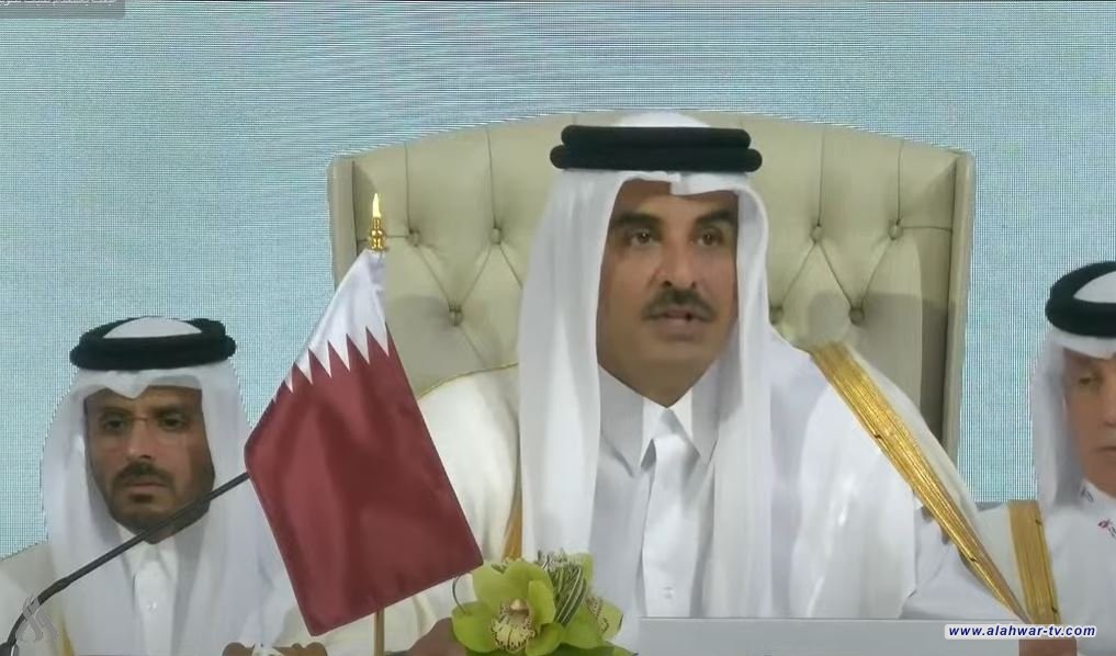 أمير قطر: عندما وقع الاعتداء الغادر كانت قيادة حماس تدرس اقتراحاً أمريكياً