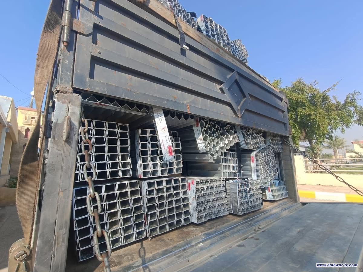 شركة أور العامة تجهز القطاع الخاص بمقاطع الألمنيوم بكمية 10 طن