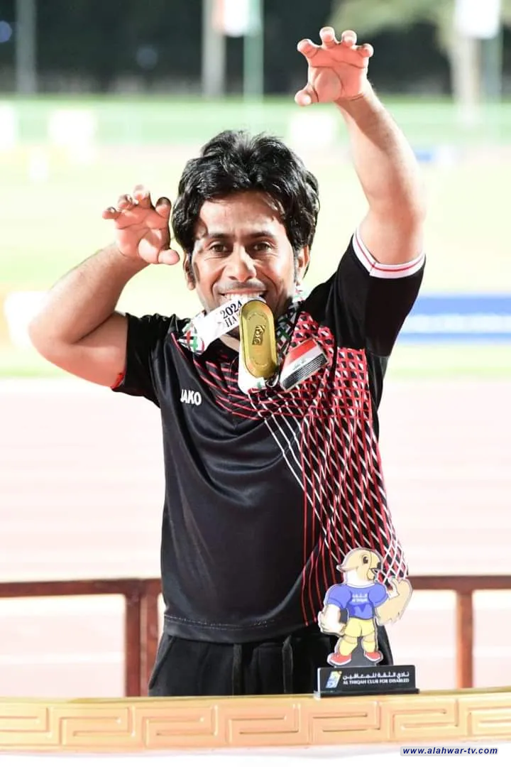 رياضي من ذي قار يحصد وسامين ذهبيين خلال 20 يوما فقط في الالعاب البارالمبية