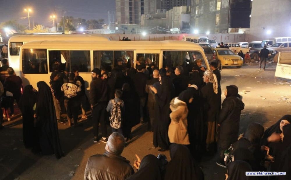 الجهد الخدمي للحشد الشعبي: نقل أكثر من 800 الف زائر من والى الكاظمية