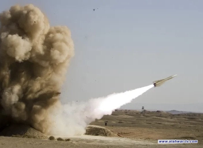 رصد اطلاق رشقات صاروخية من ايران باتجاه الكيان الصهيوني