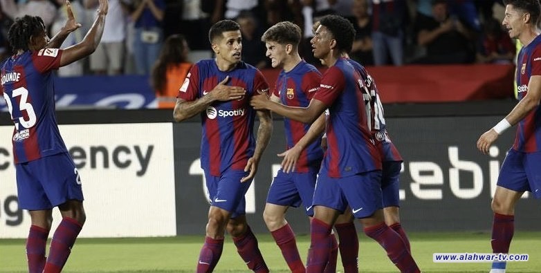 برشلونة يتغلب بصعوبة على إشبيلية في الليجا