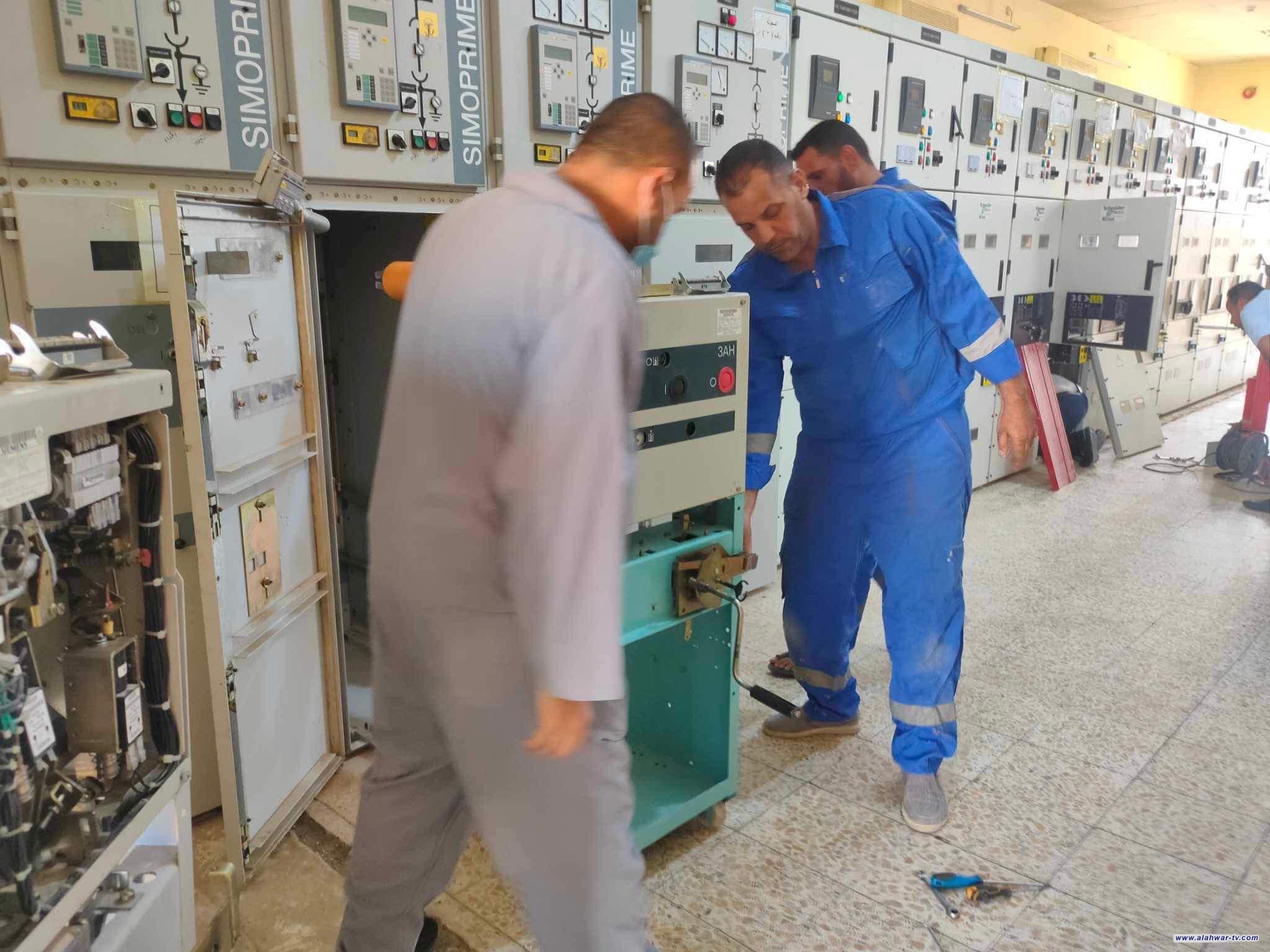 كهرباء ذي قار تُنجز المرحلة الاولى من أعمال الصيانة الوقائية لمحطة سيد دخيل