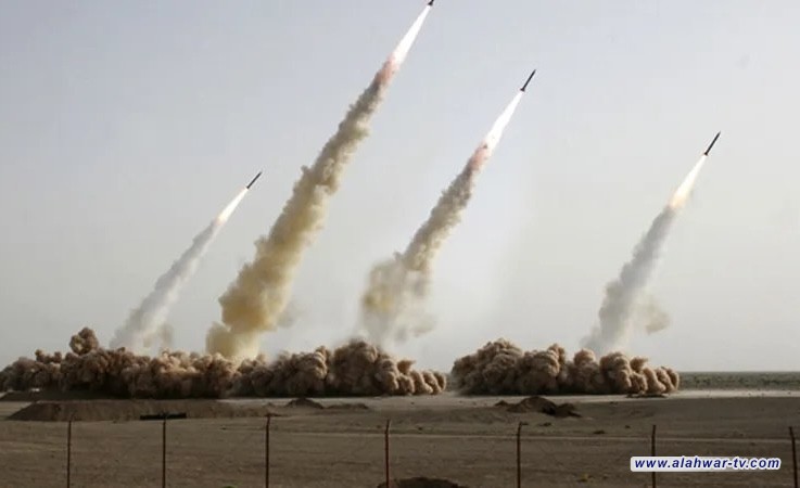 رصد إطلاق رشقة صاروخية إيرانية جديدة باتجاه الجليل والجولان وحيفا في الأراضي المحتلة