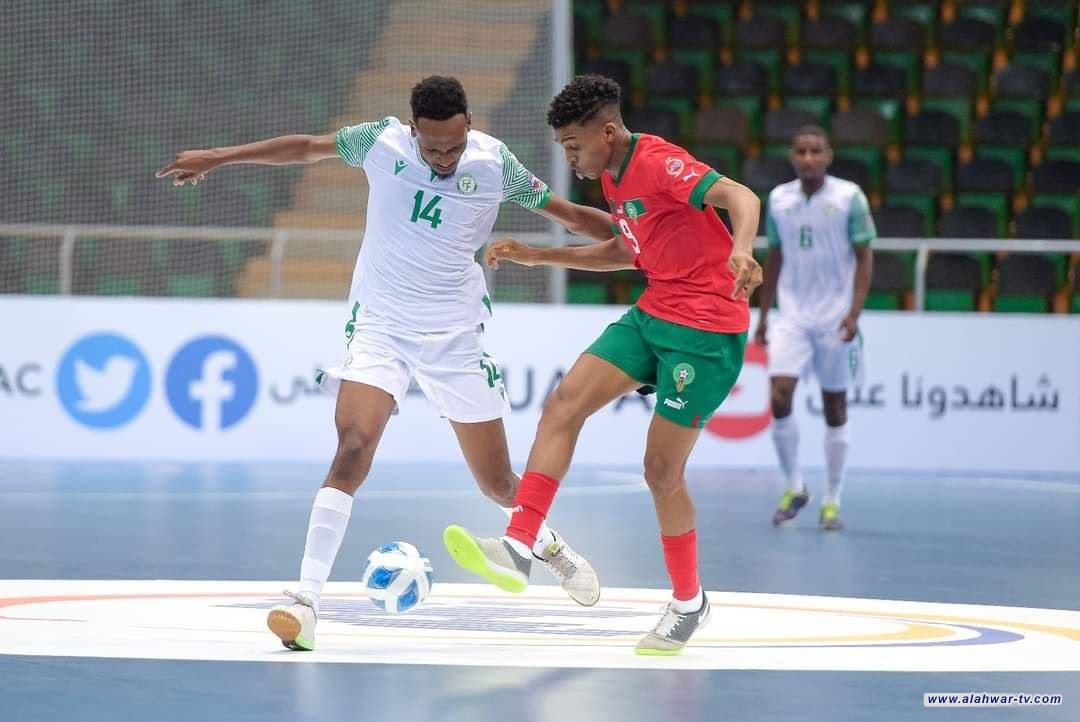 المغرب تقسو على جزر القمر في صالات كاس العرب