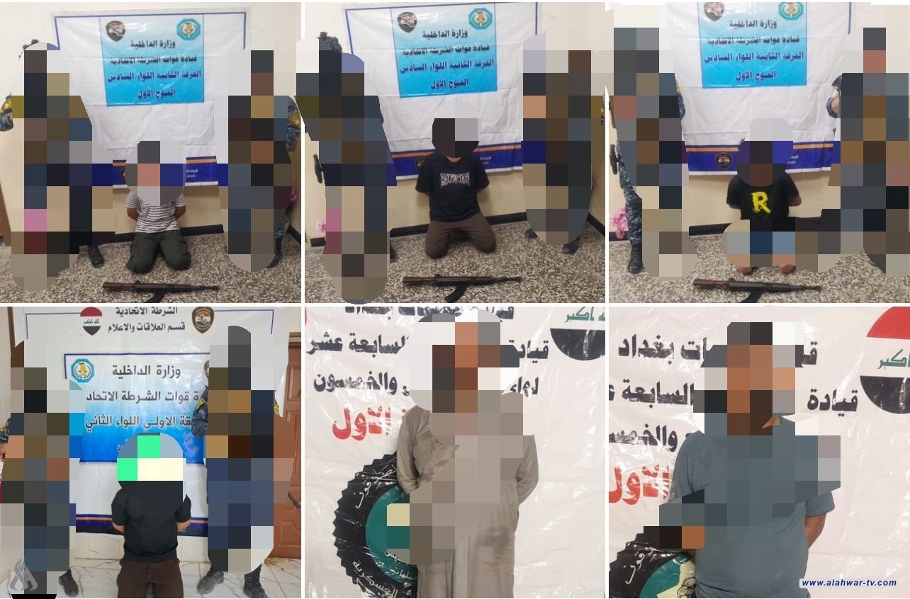 القبض على 70 متهمًا بينهم 56 أجنبيًا في بغداد