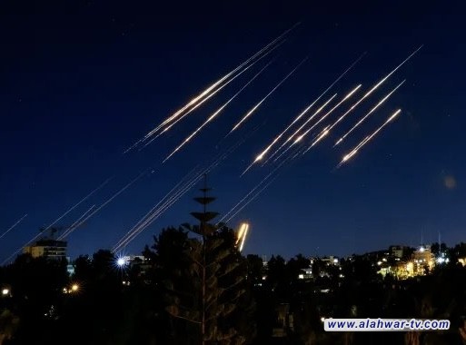 إطلاق دفعة جديدة من الصواريخ الإيرانية باتجاه الأراضي المحتلة