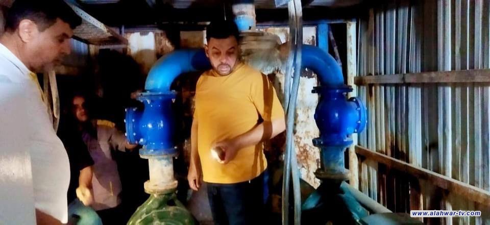 مدير ماء ذي قـار يتفقد المجمعات