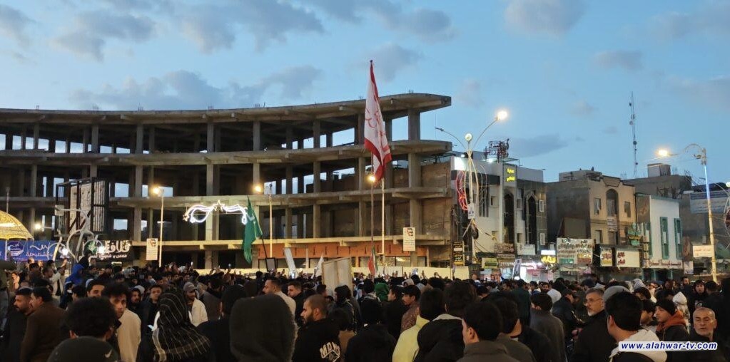 بالصور: تظاهرة حاشدة في الناصرية حدادًا على استشهاد سماحة السيد علي الخامنئي