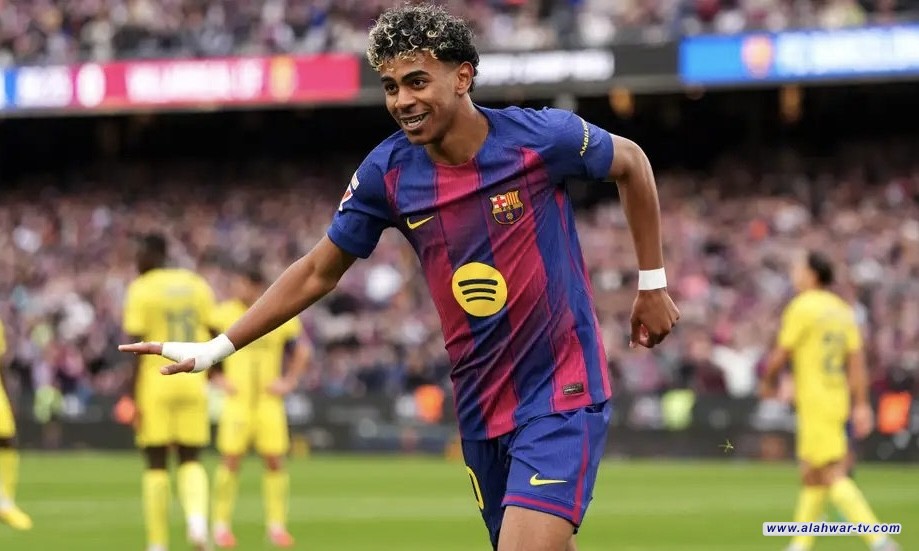 يامال يكتسح ميسي ورونالدو برقم إعجازي