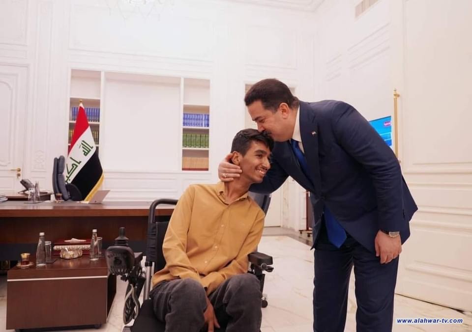 رئيس الوزراء يكرِّم طلبة الإعدادية الأوائل بينهم من ذي قار ذوي الاحتياجات الخاصة سيف الدين سعد
