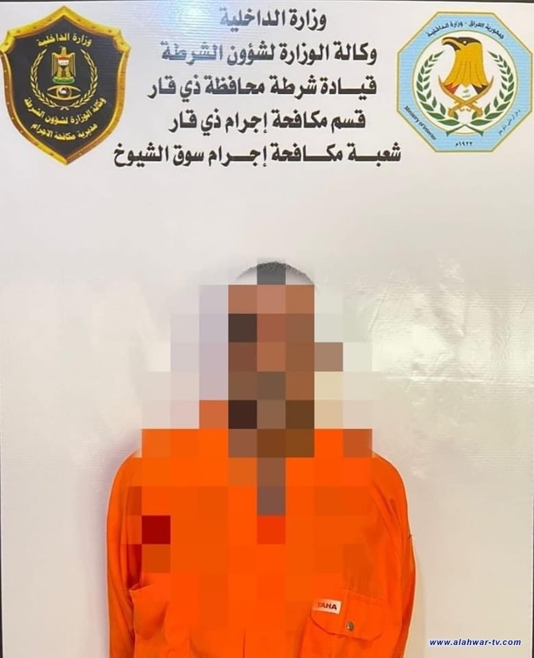 مكافحة إجرام ذي قار تلقي القبض على متهم اعترف بارتكاب 4 جرائم سرقة
