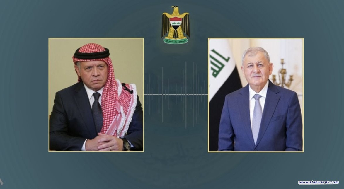 رئيس الجمهورية وملك الأردن يؤكدان ضرورة احترام سيادة الدول