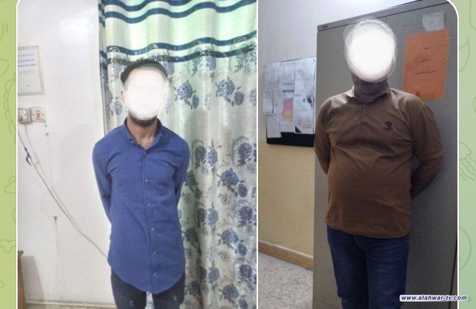 قسم السيطرات والطرق الخارجية في الديوانية يلقي القبض على اثنين من  المطلوبين للقضاء