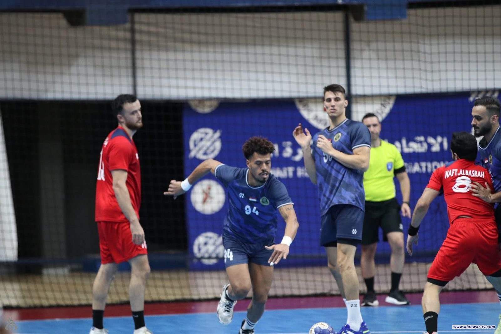 الحشد الشعبي يتأهل إلى نصف نهائي البطولة العربية لكرة اليد