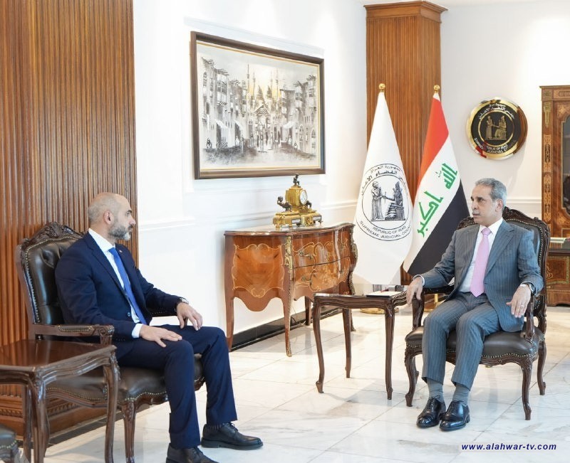 رئيس مجلس القضاء والسفير اللبناني يبحثان تعزيز التعاون في المجالات القضائية والقانونية
