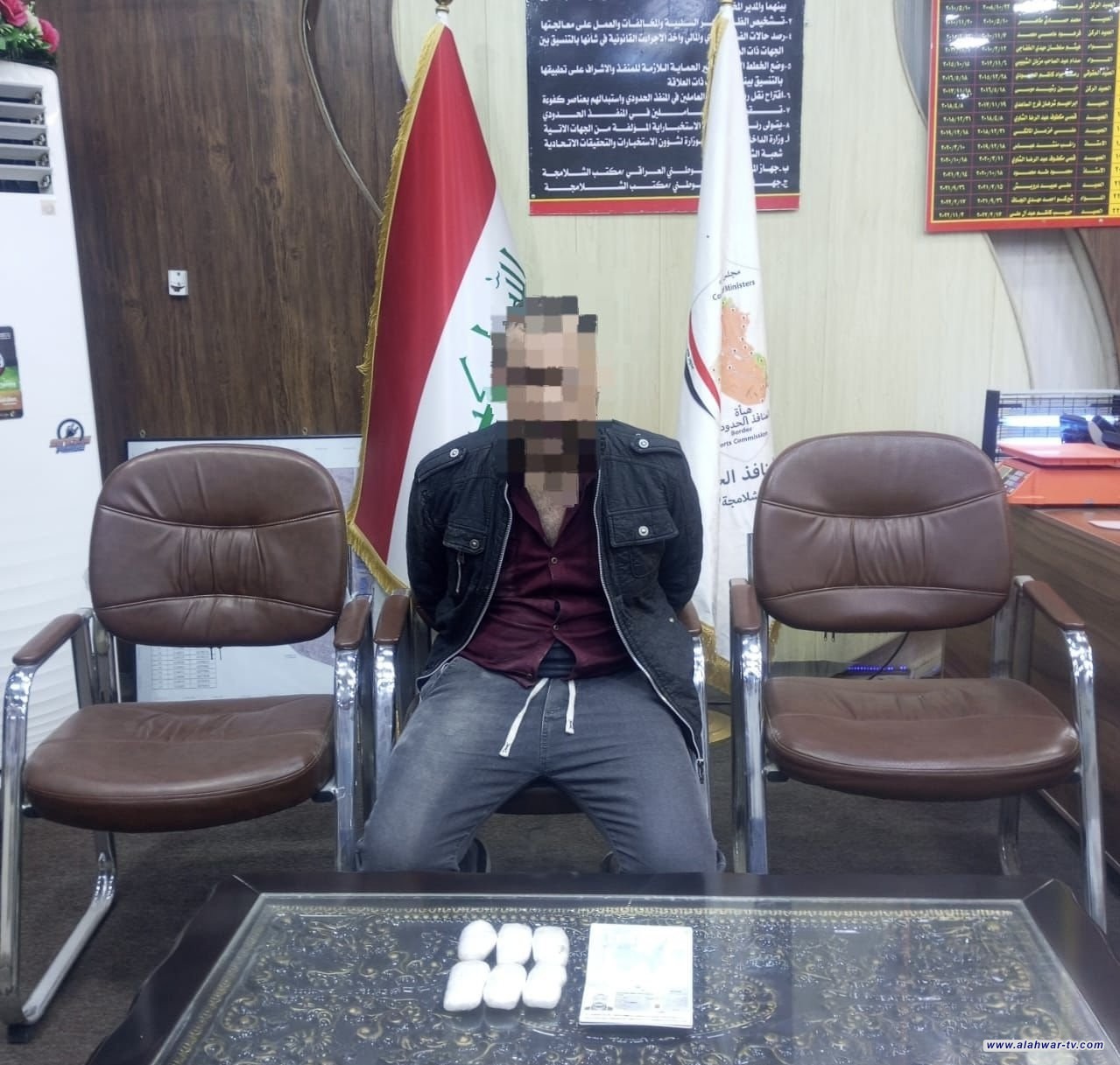 منفذ الشلامجة يحبط محاولة تهريب مادة الكريستال المخدرة بحوزة مسافر عراقي