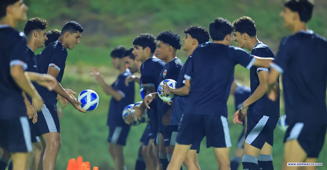 منتخب ناشئي العراق لكرة القدم يختتم تحضيراته لكأس الخليج العربي