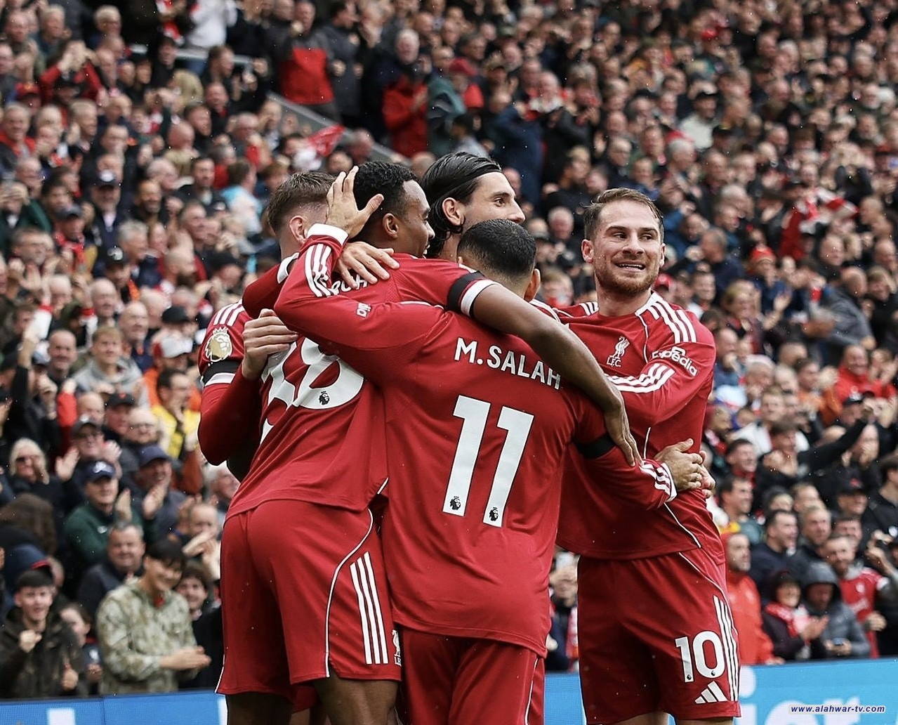 ليفربول يحسم ديربي الميرسيسايد بفوزه على إيفرتون