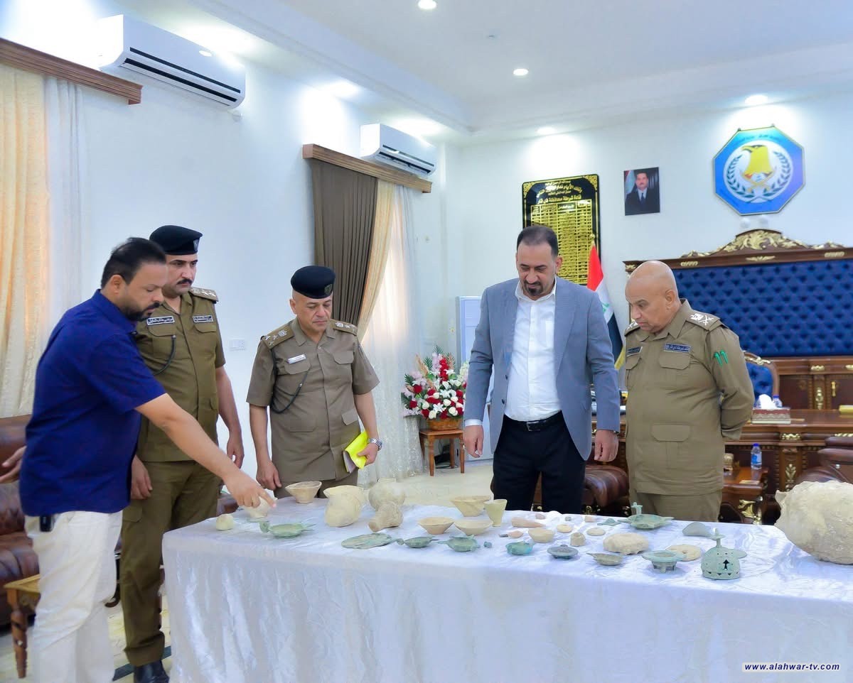 شرطة ذي قار: ضبط وتسليم قطع أثرية ثمينة وفق إجراءات قانونية صارمة