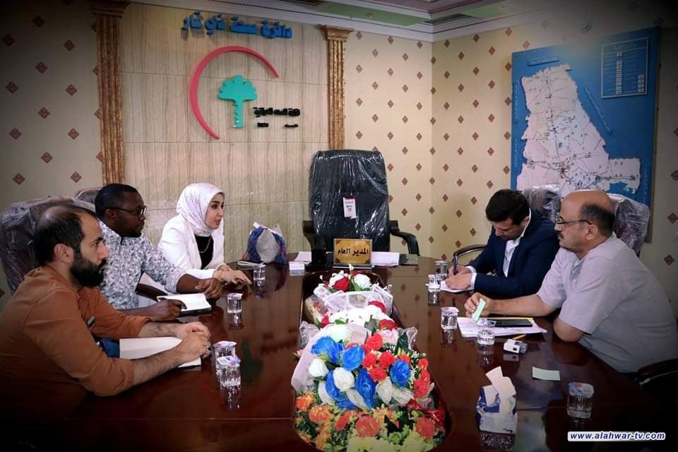 صحة ذي قار تستقبل وفدا من منظمة اطباء بلا حدود وتبحث سبل التعاون