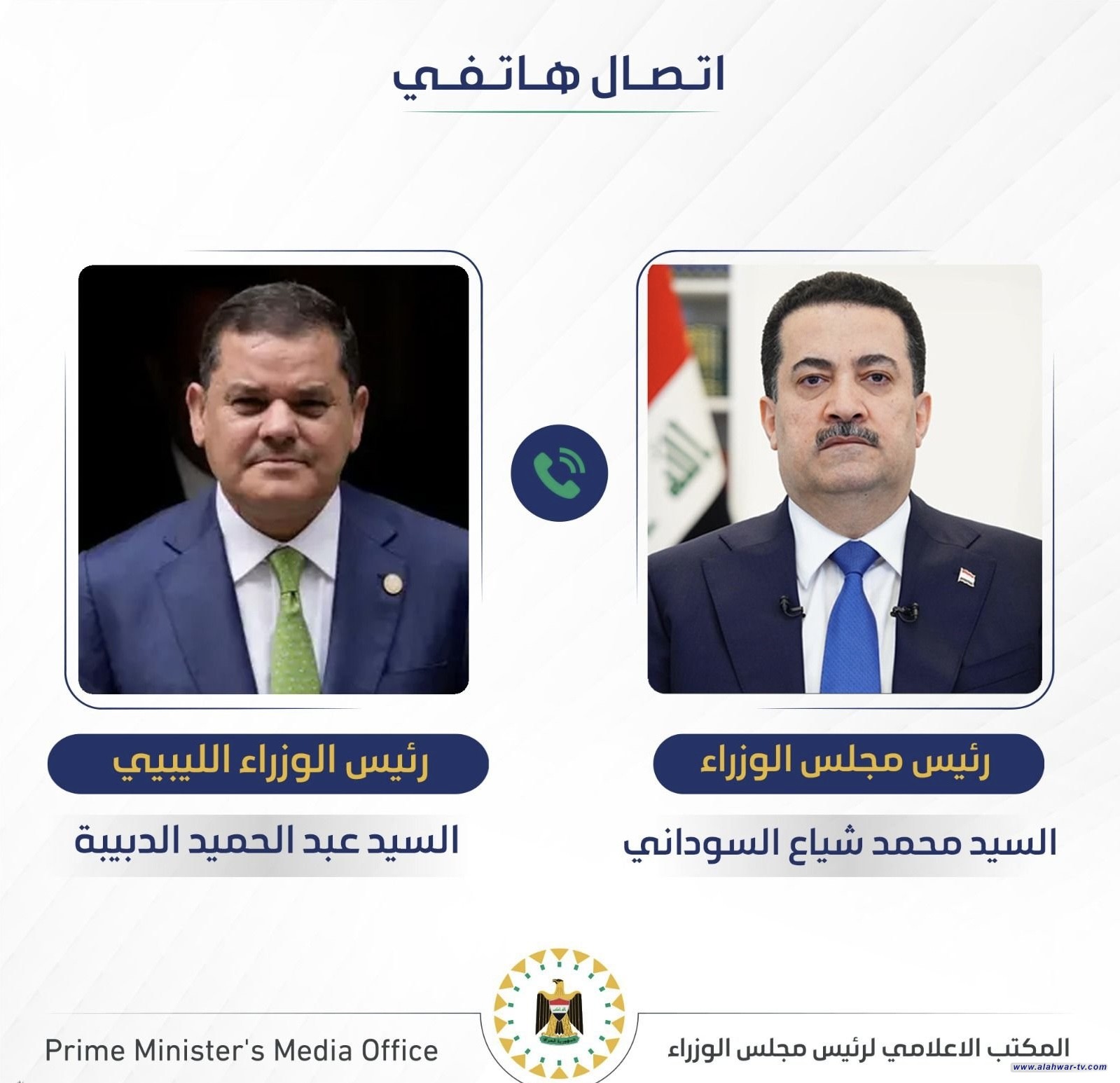 رئيس الوزراء ونظيره الليبي يؤكدان ضرورة تكثيف الجهود الدبلوماسية لاحتواء التوتر