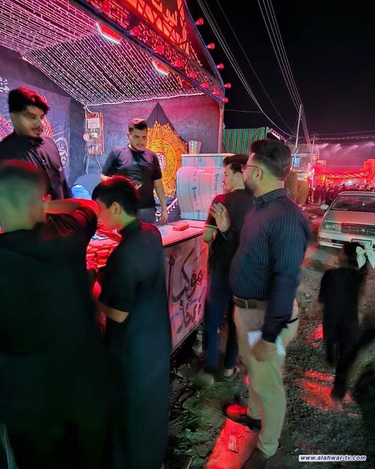 الرقابة الصحية تنفذ حملات لتطبيق الاجراءات الوقائية في المواكب الحسينية في قضاء النصر