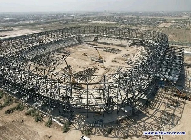 المبرقع يطالب برفع وتيرة العمل في ملعب (عمو بابا)