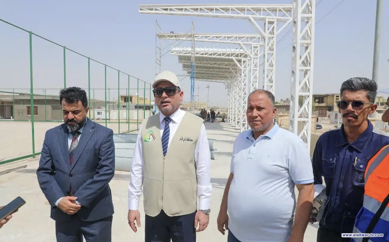 محافظ ذي قار: نسب إنجاز ملعب النصر متقدمة وزيارتنا تهدف لمعالجة المعوقات