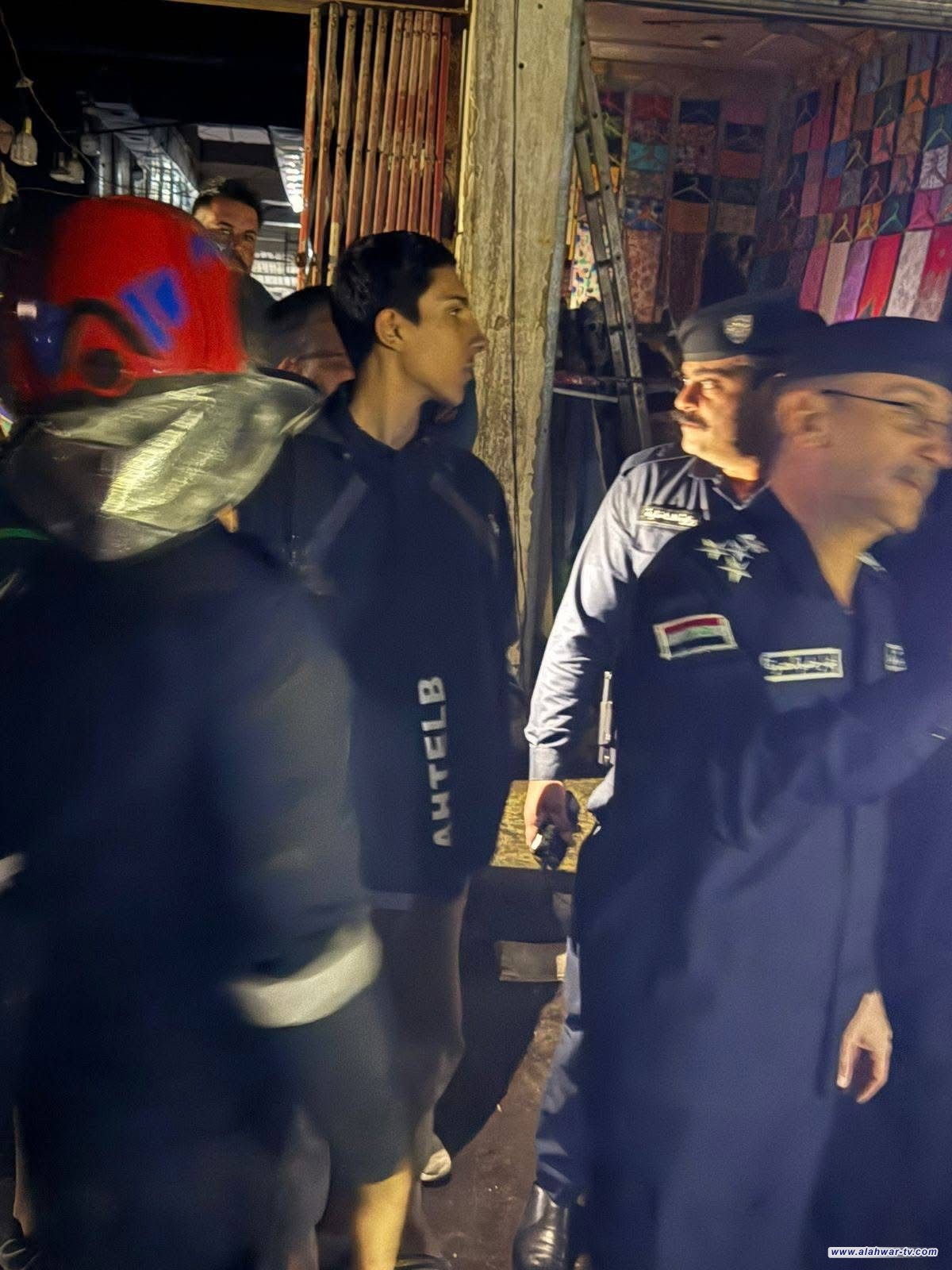 إخماد حريق في سوق سيد سعد بمدينة الناصرية دون خسائر بشرية