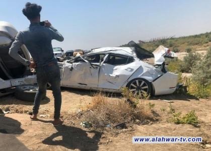 إصابة 6 أفراد من عائلة واحدة في حادث انقلاب سيارة جنوب الناصرية