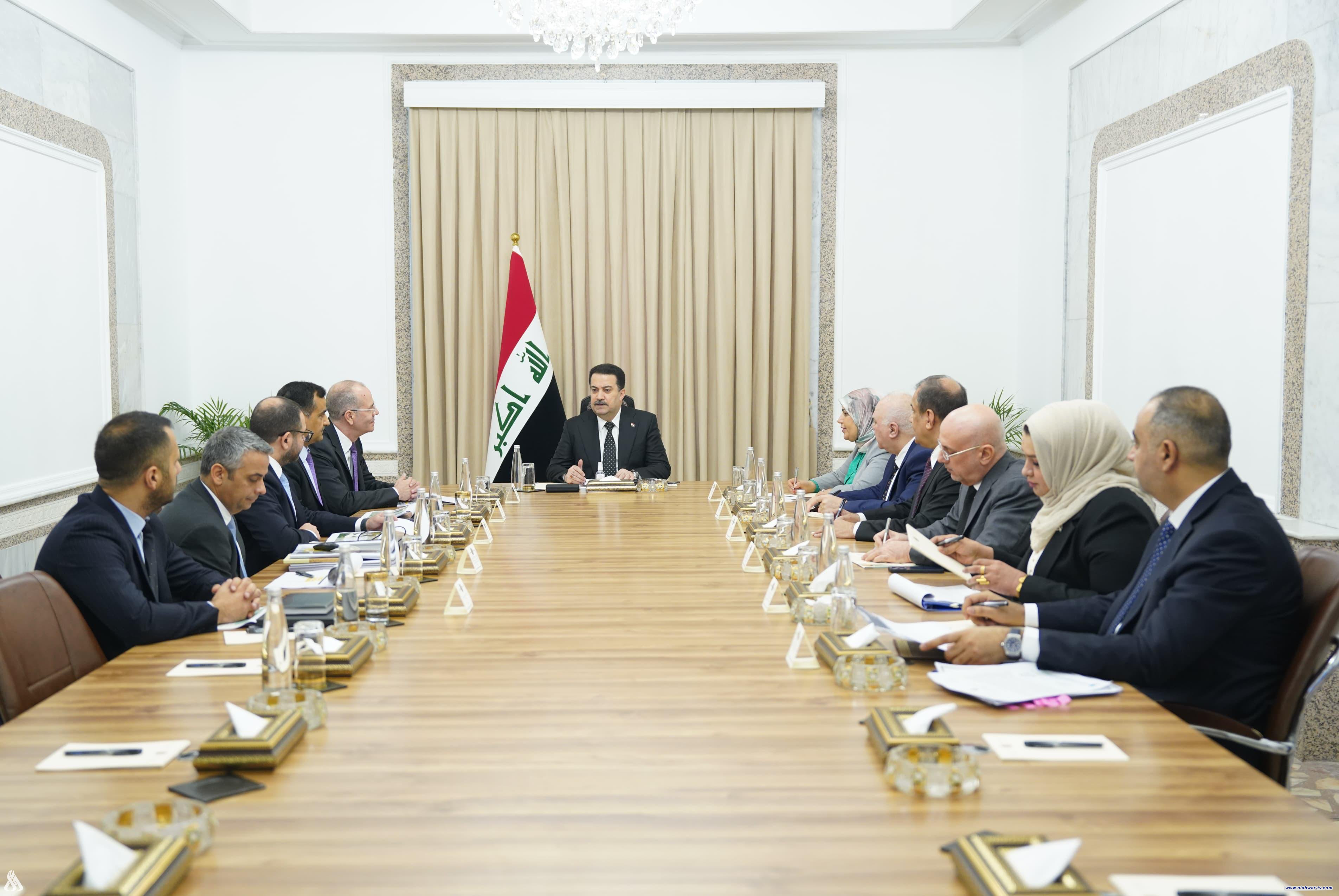 رئيس الوزراء يوجه بحسم الإجراءات الخاصة بتطوير عمل مصرف الرافدين