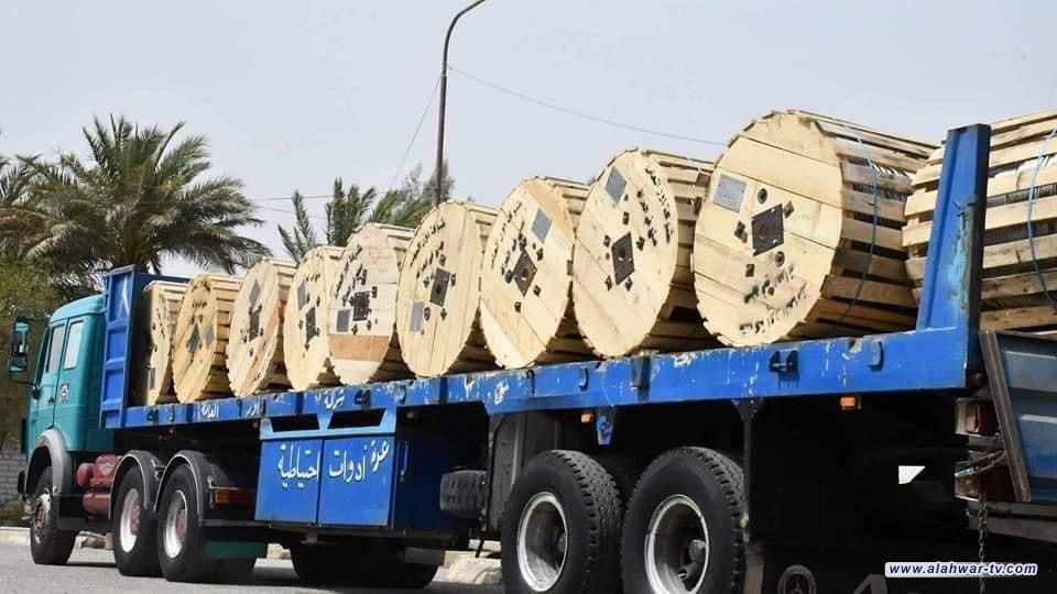 شركة أور بذي قار: تجهيز 30 كم من القابلوات لكهرباء الفرات الأوسط