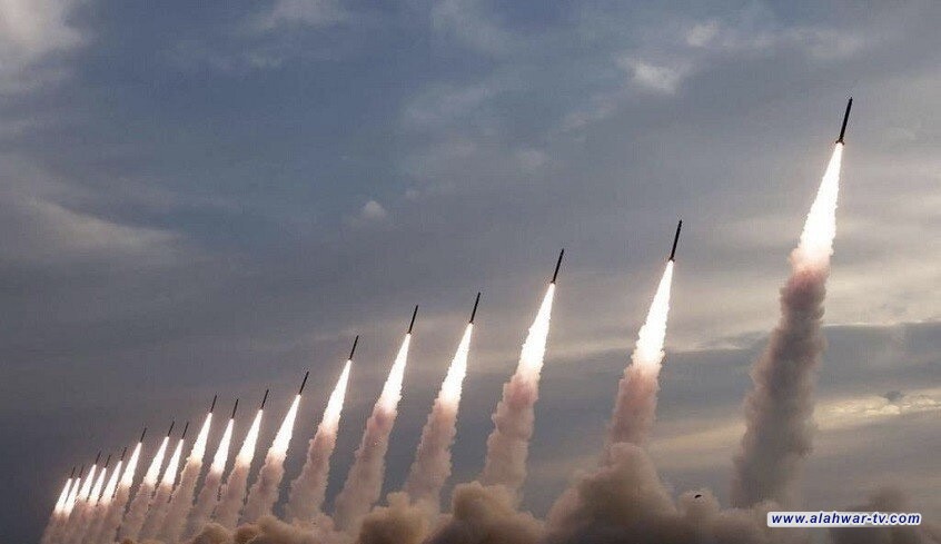 إطلاق دفعة جديدة من الصواريخ الإيرانية باتجاه الأراضي المحتلة