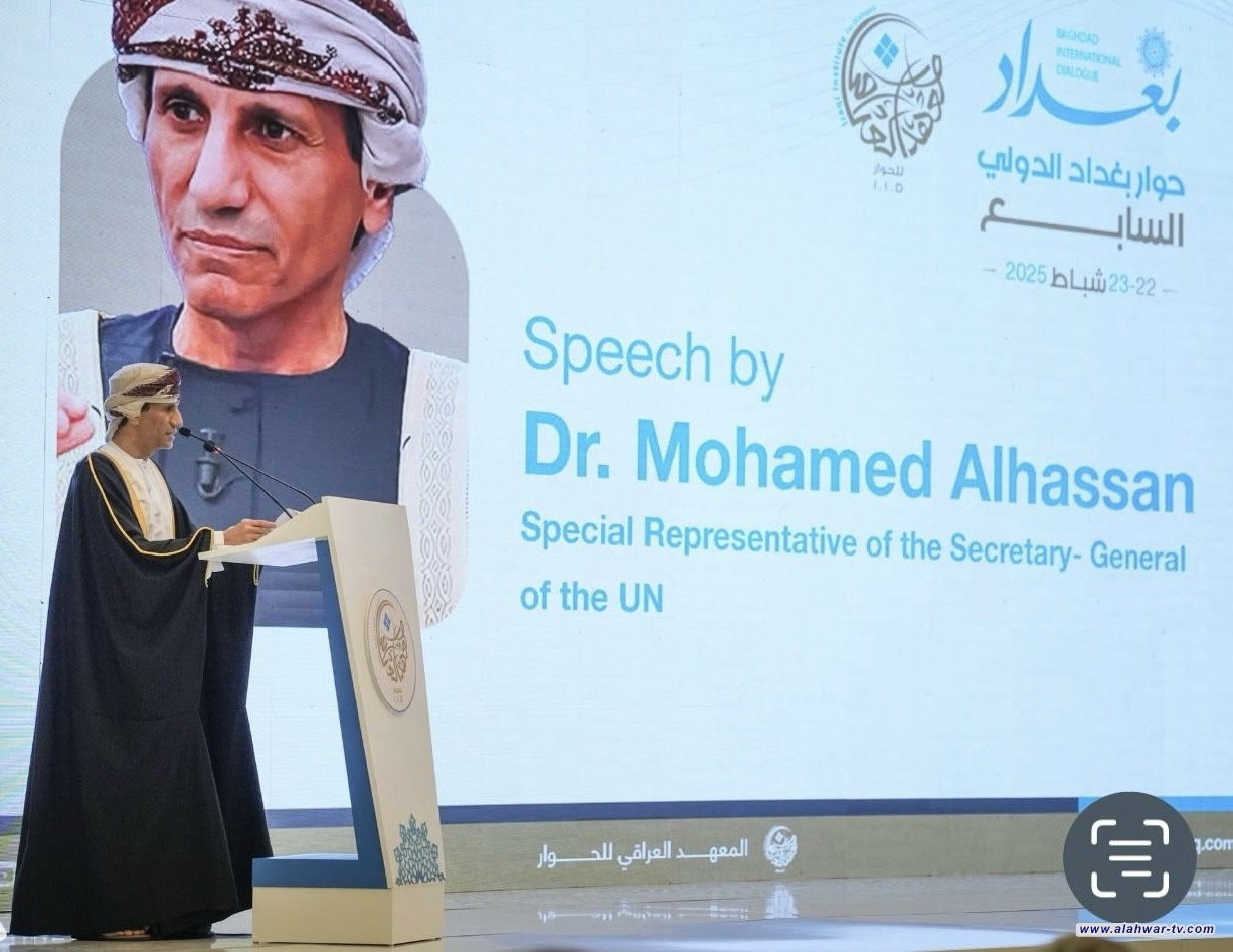 الحسان: العراق عازم على المضي بدعم الأمن والاستقرار